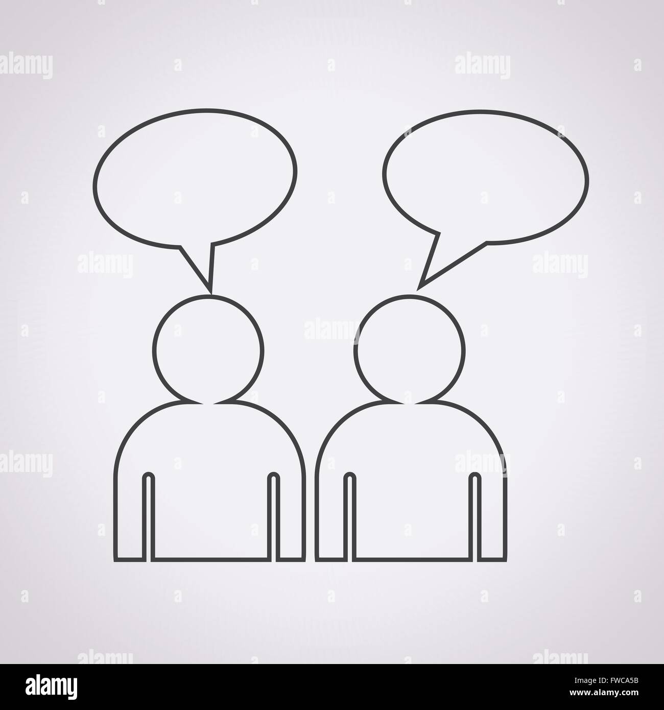 people talk icon Stock Vector Image & Art - Alamy