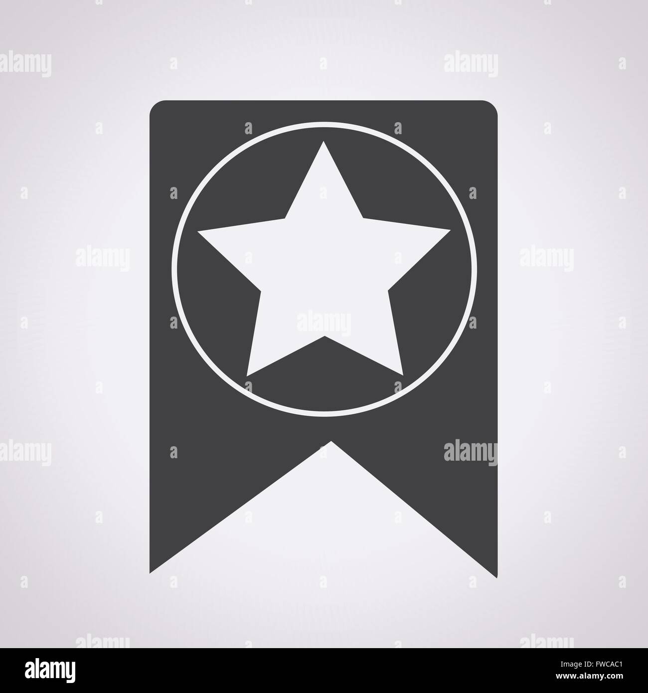 Web Bookmark Ribbon Icon Stock Vector Image & Art - Alamy