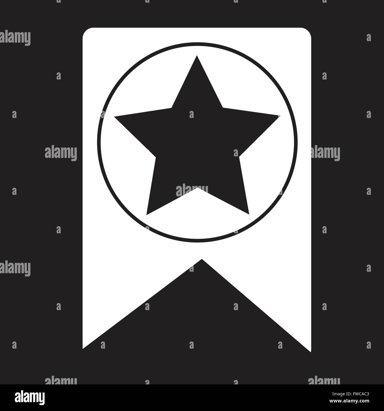 Web Bookmark Ribbon Icon Stock Vector Image & Art - Alamy
