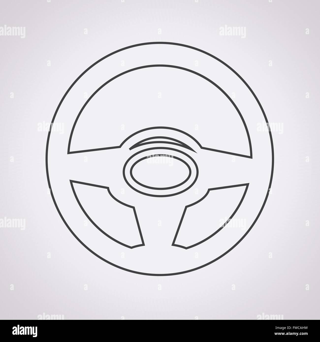 car's steering wheel icon Stock Vector Image & Art - Alamy