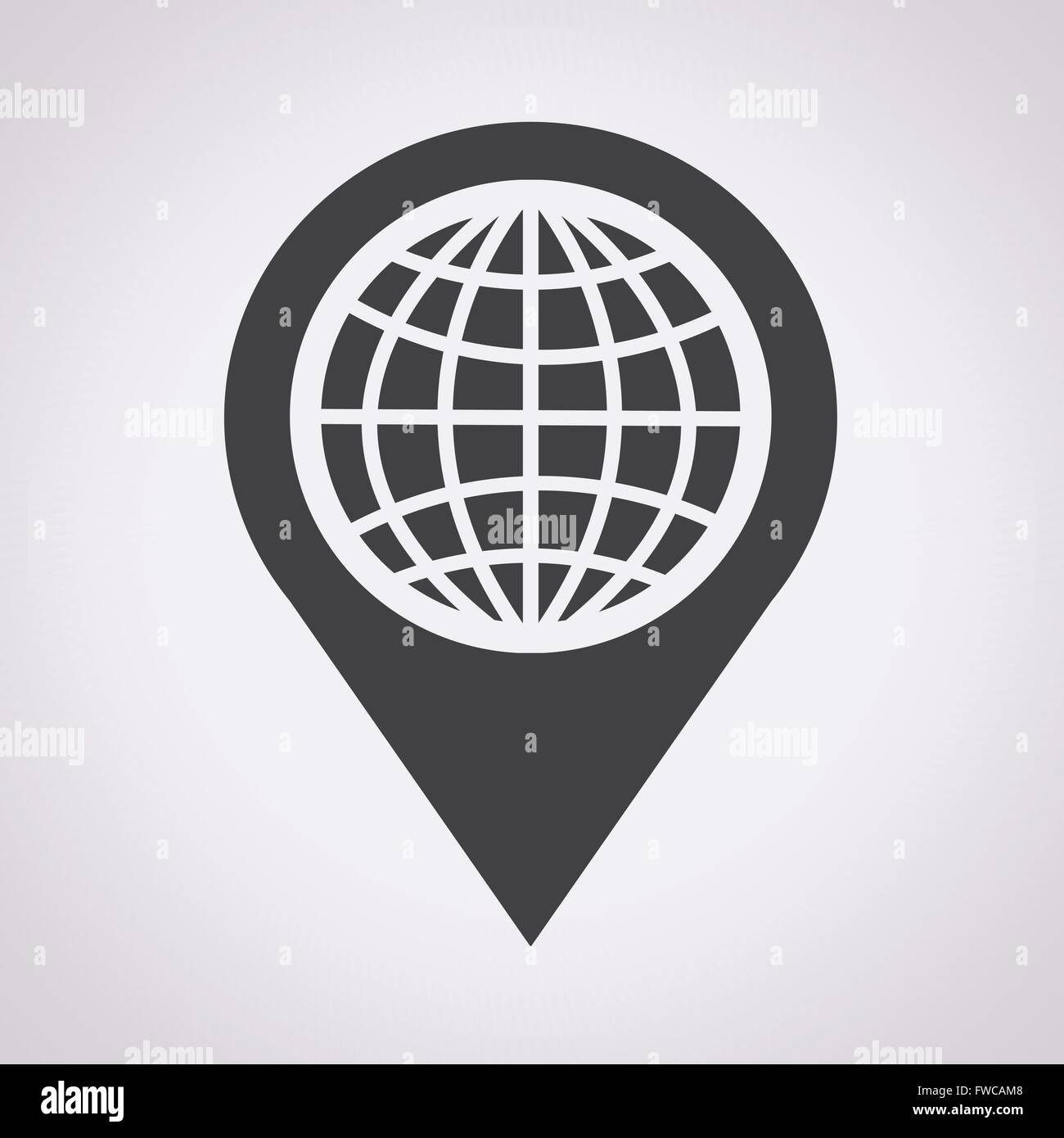 Map pointer icon Stock Vector Image & Art - Alamy