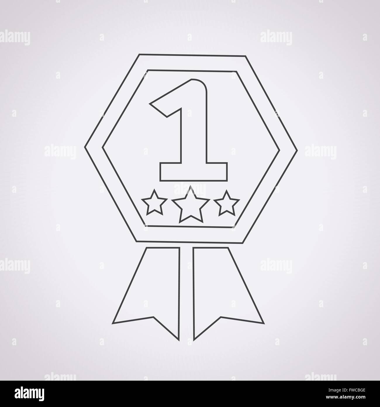 number 1 icon Stock Vector Image & Art - Alamy
