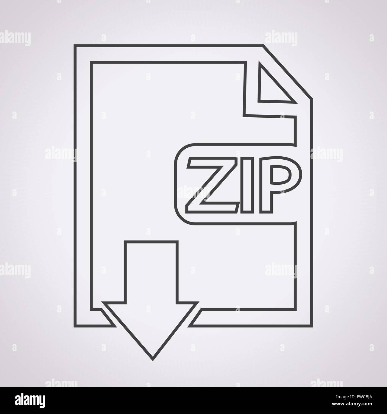 File type ZIP icon Stock Vector Image & Art Alamy