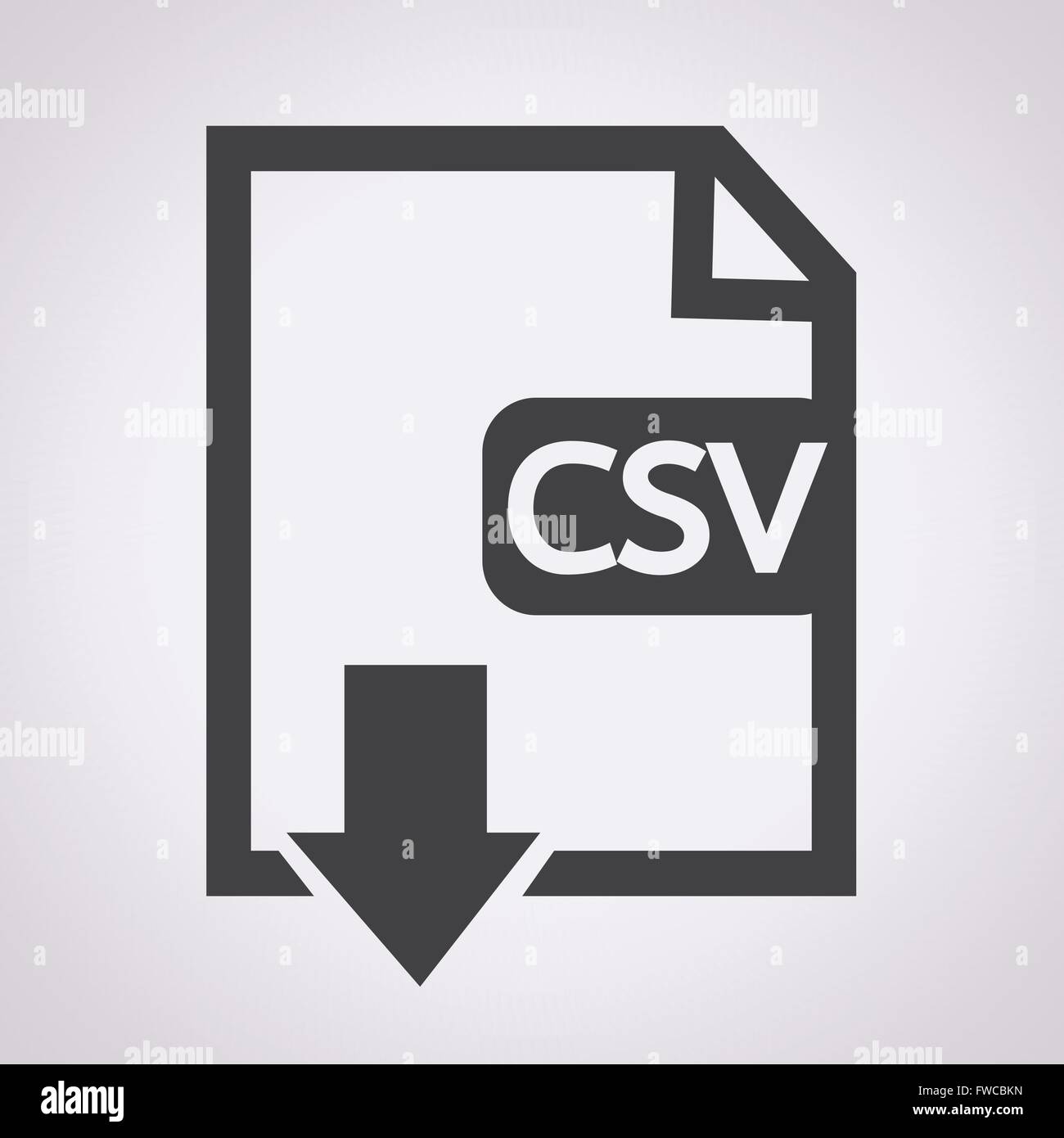 File type CSV icon Stock Vector Image & Art - Alamy