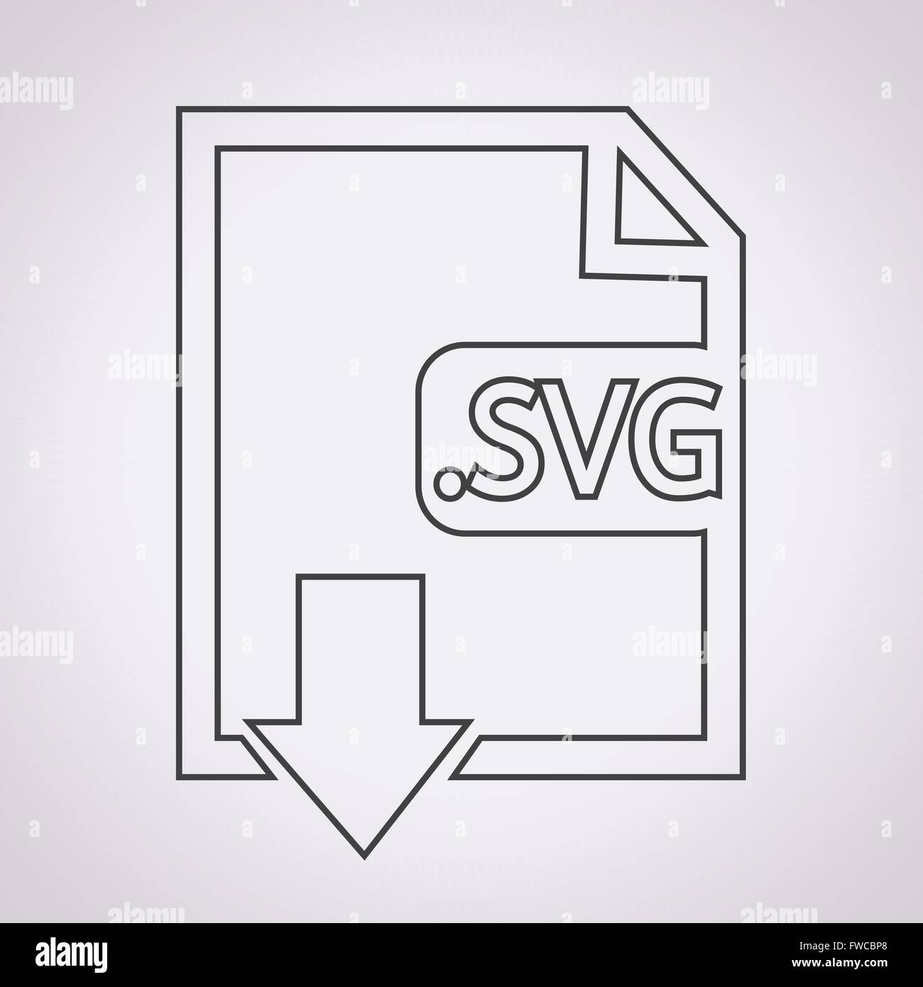 Image File type Format SVG icon Stock Vector Image & Art - Alamy