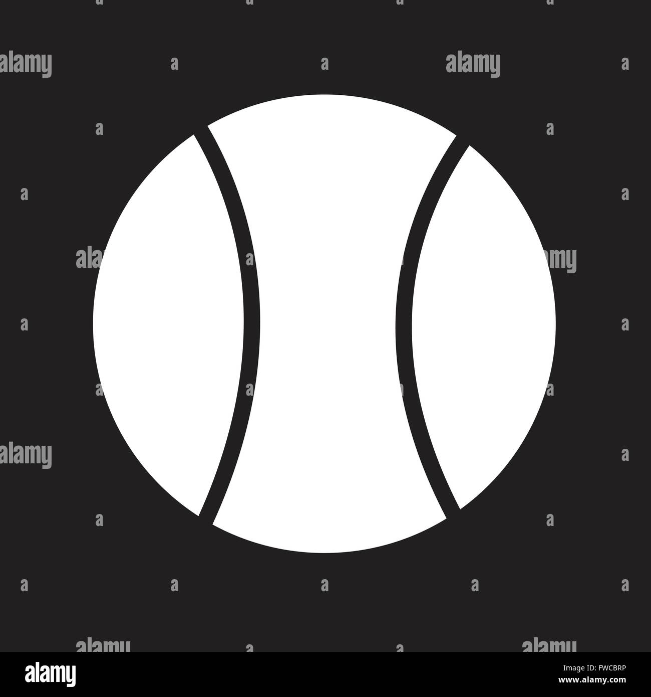 Tennis Ball Icon Stock Vector Image & Art - Alamy