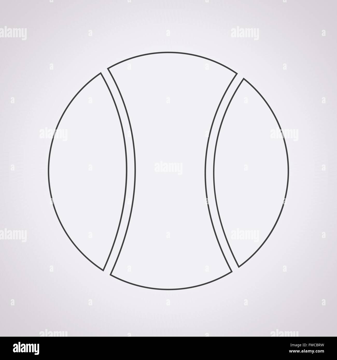Tennis Ball Icon Stock Vector Image & Art - Alamy
