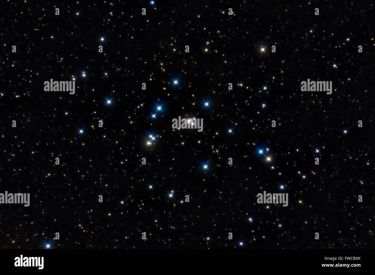 Colorful stars in the night sky Stock Photo Alamy