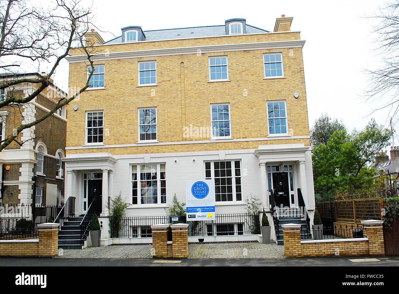 The Grove, the Highgate in north London UK where celebrities like Kate Moss, Michael and