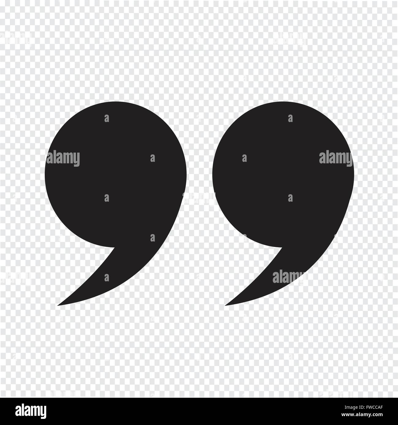 Quotation icon hi-res stock photography and images - Alamy