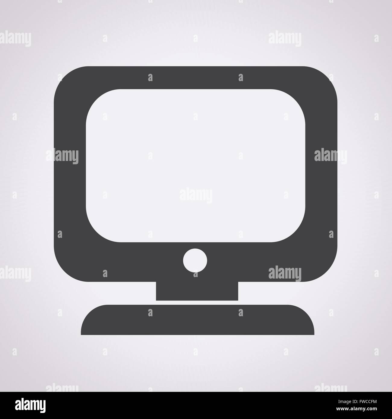 desktop computer icon Stock Vector Image & Art - Alamy