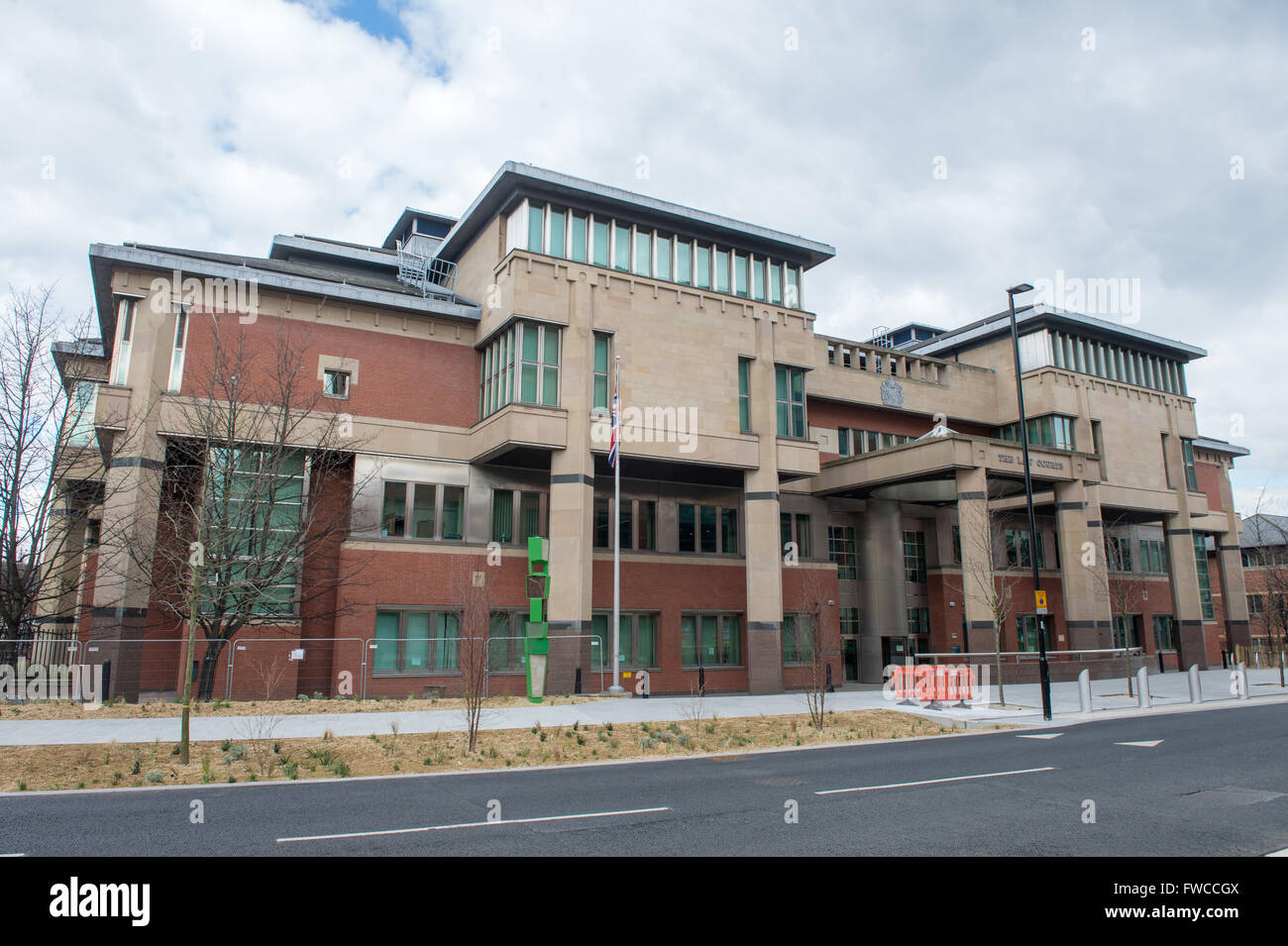 Sheffield Crown Court West Bar Sheffield Stock Photo