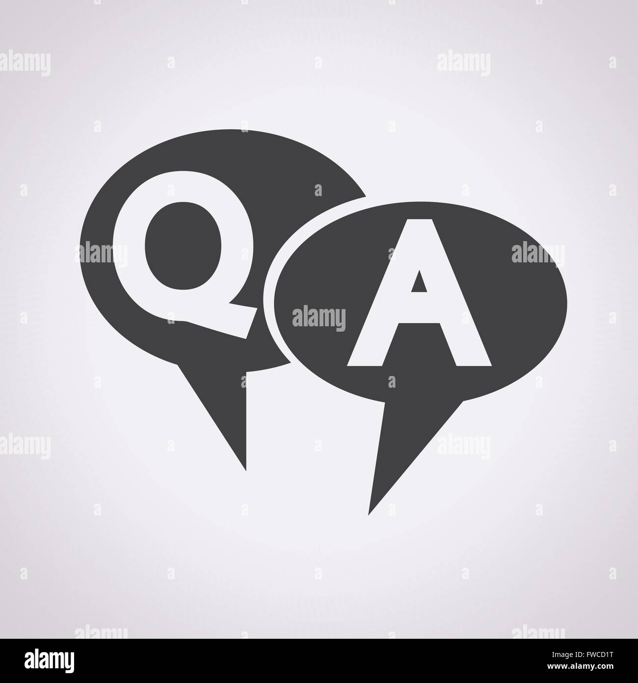 Q&A symbol ,Question answer icon Stock Vector Image & Art - Alamy