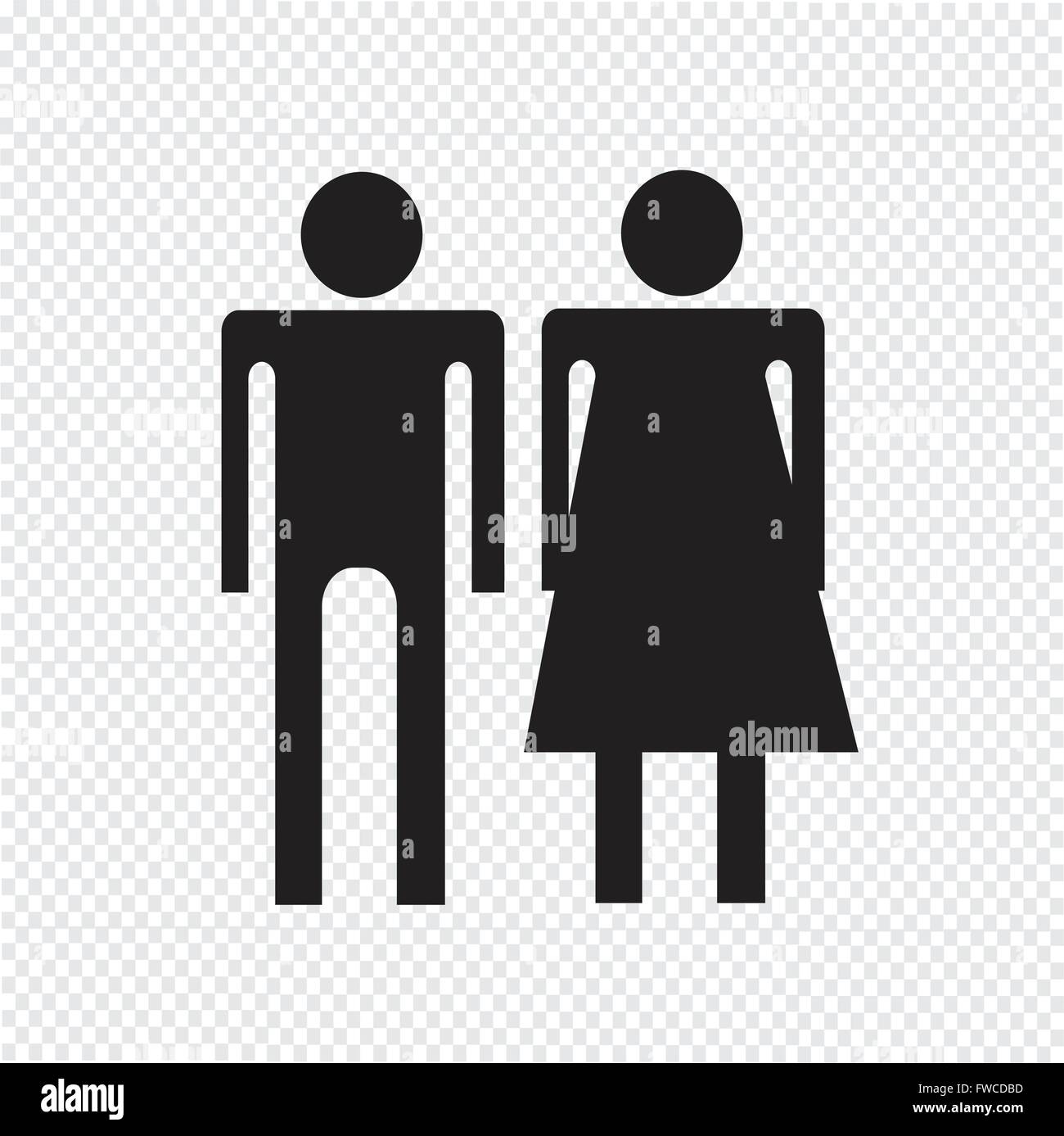man and woman icon Stock Vector Image & Art - Alamy