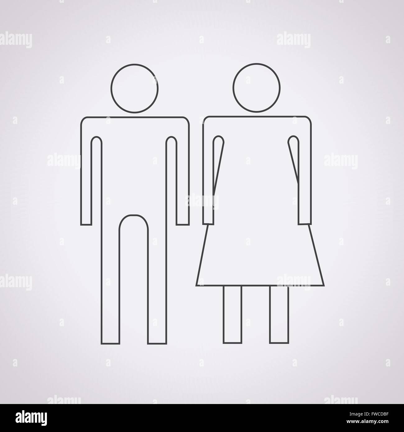 man and woman icon Stock Vector Image & Art - Alamy