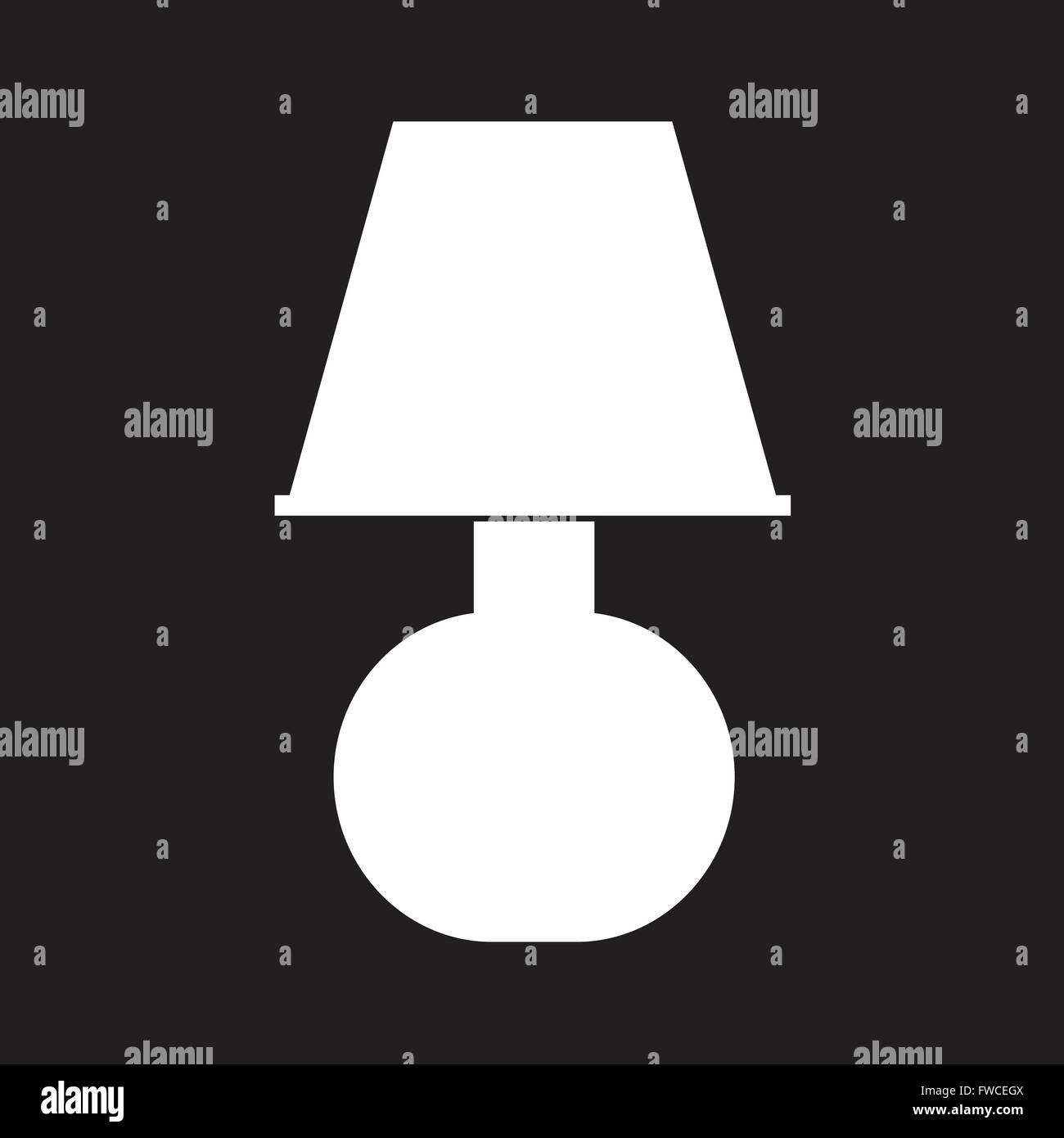 table lamp icom Stock Vector Image & Art - Alamy
