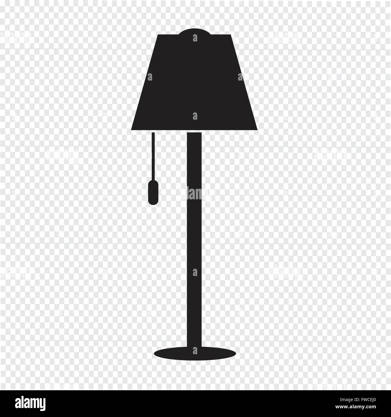Floor Lamp Icon Stock Vector Image & Art Alamy