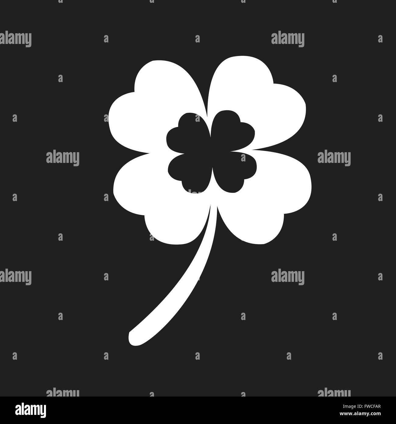Leaf Clover icon Stock Vector Image & Art - Alamy