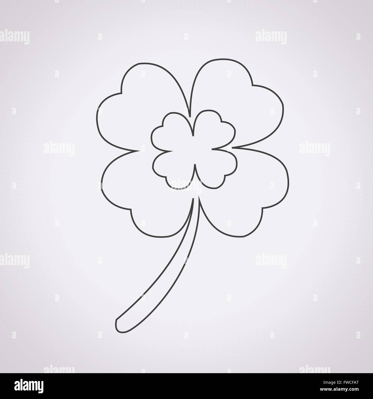 Leaf Clover icon Stock Vector Image & Art - Alamy