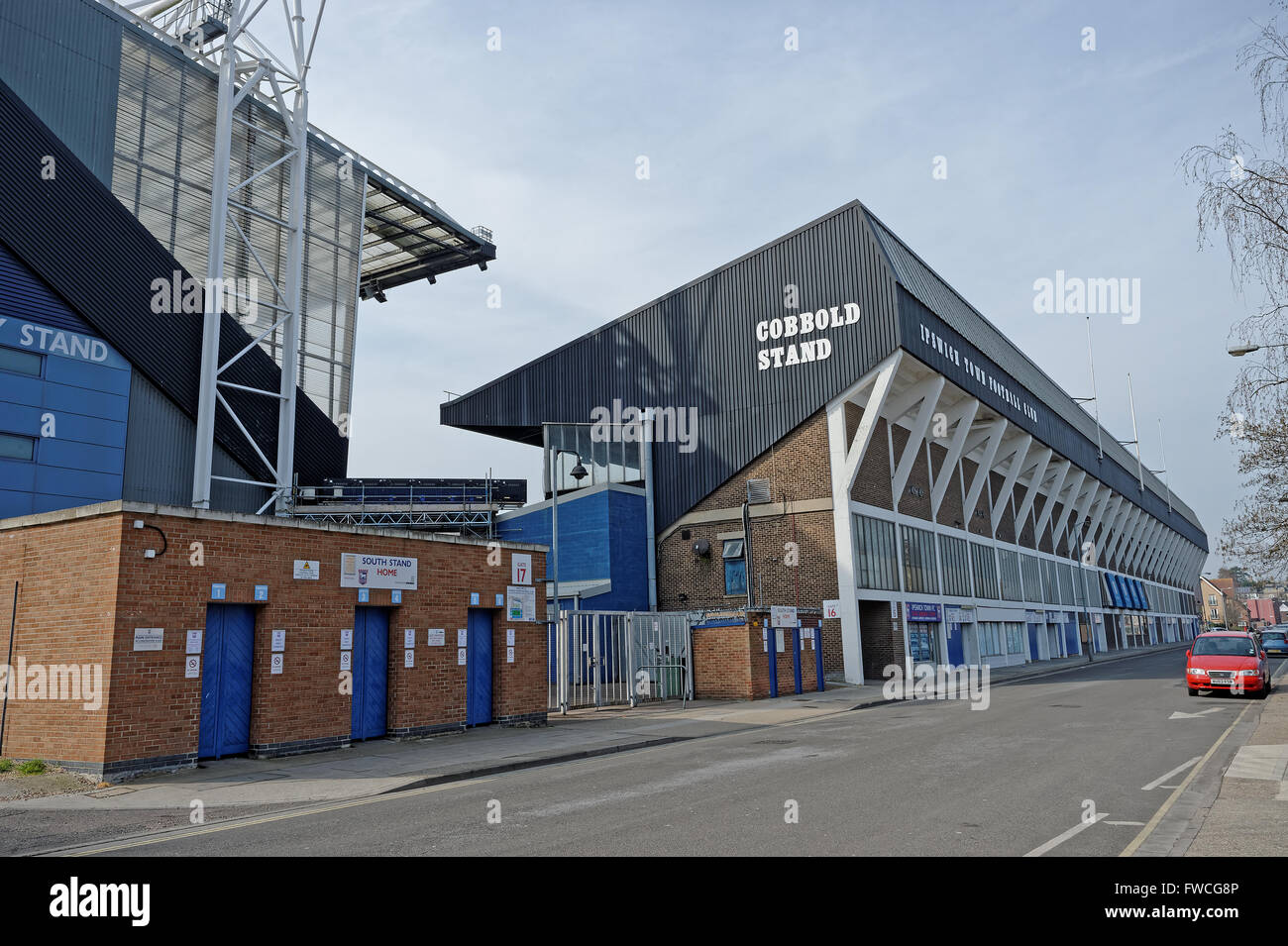 Ipswich Town Football Club stadium. Portman Road,Ipswich,UK Stock Photo