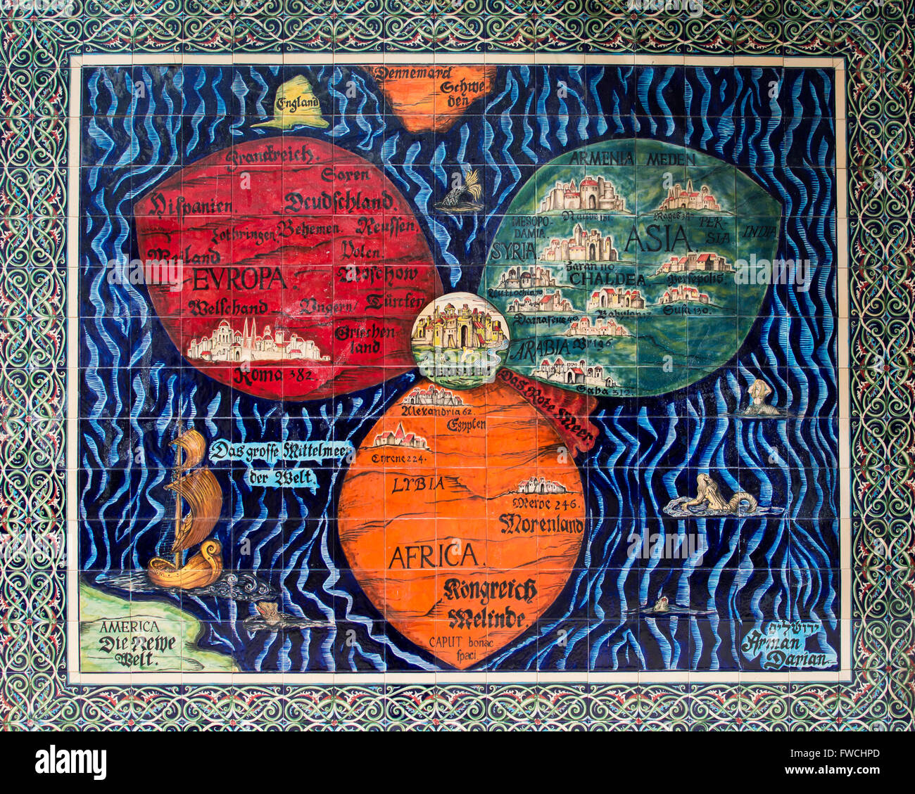 Jerusalem Map High Resolution Stock Photography and Images Alamy