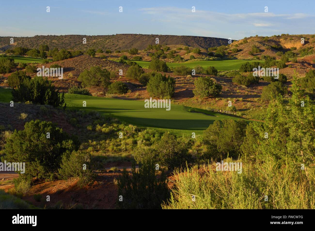 Santa Ana Pueblo, N.M, USA. 9th July, 2006. No. 12 on the Twin Warriors Golf Club on July 9, 2006 in Santa Ana Pueblo, N.M.ZUMA Press/Scott A. Miller © Scott A. Miller/ZUMA Wire/Alamy Live News Stock Photo