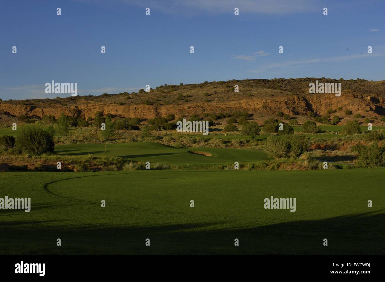 Santa Ana Pueblo, N.M, USA. 9th July, 2006. No. 11 on the Twin Warriors Golf Club on July 9, 2006 in Santa Ana Pueblo, N.M.ZUMA Press/Scott A. Miller © Scott A. Miller/ZUMA Wire/Alamy Live News Stock Photo