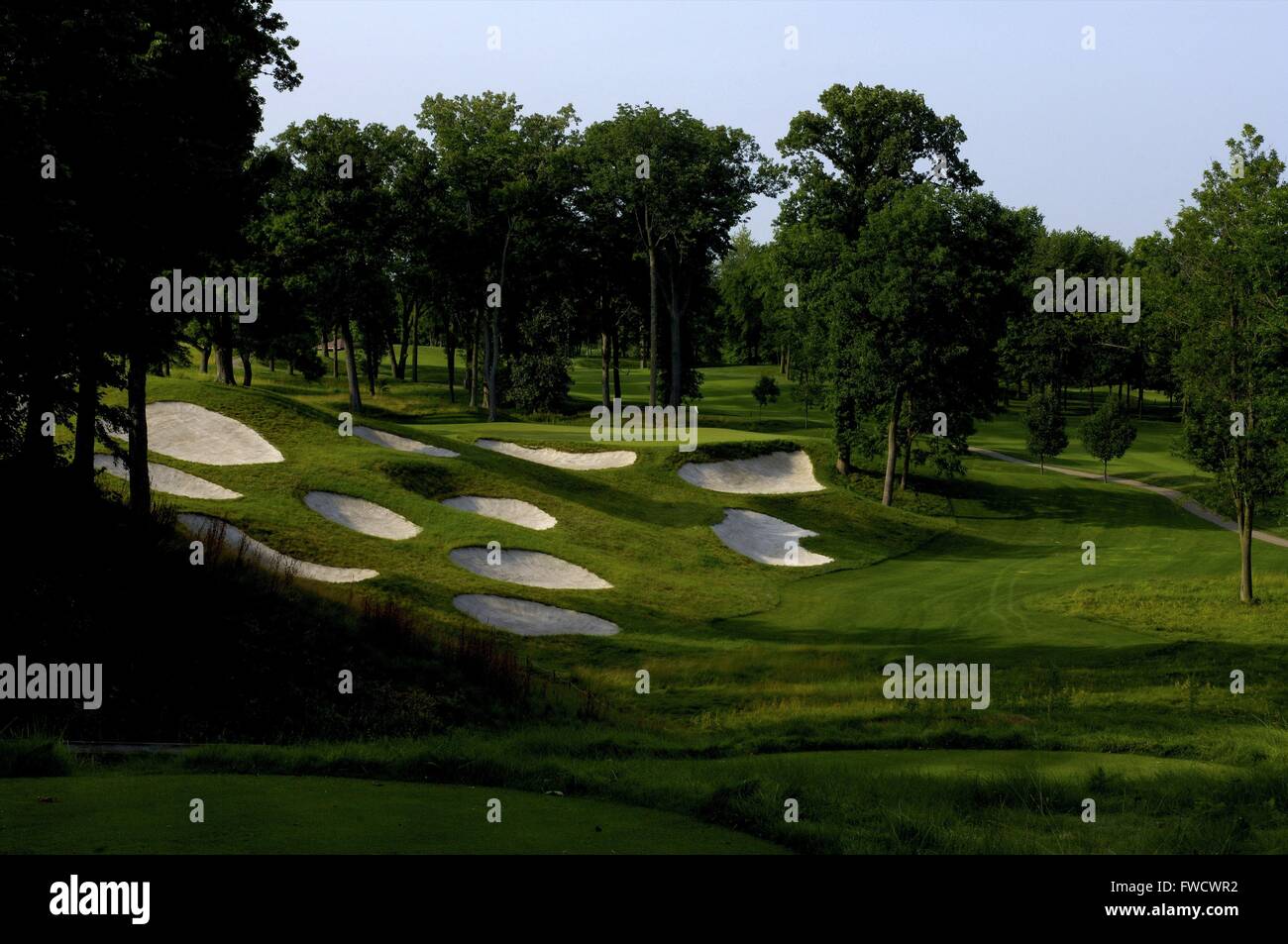 Zionsville, Ind. 22nd June, 2006. The 13th hole at the Wolf Run Golf