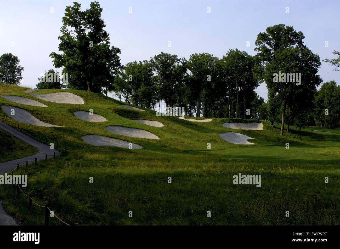 Zionsville, Ind. 22nd June, 2006. The 13th hole at the Wolf Run Golf