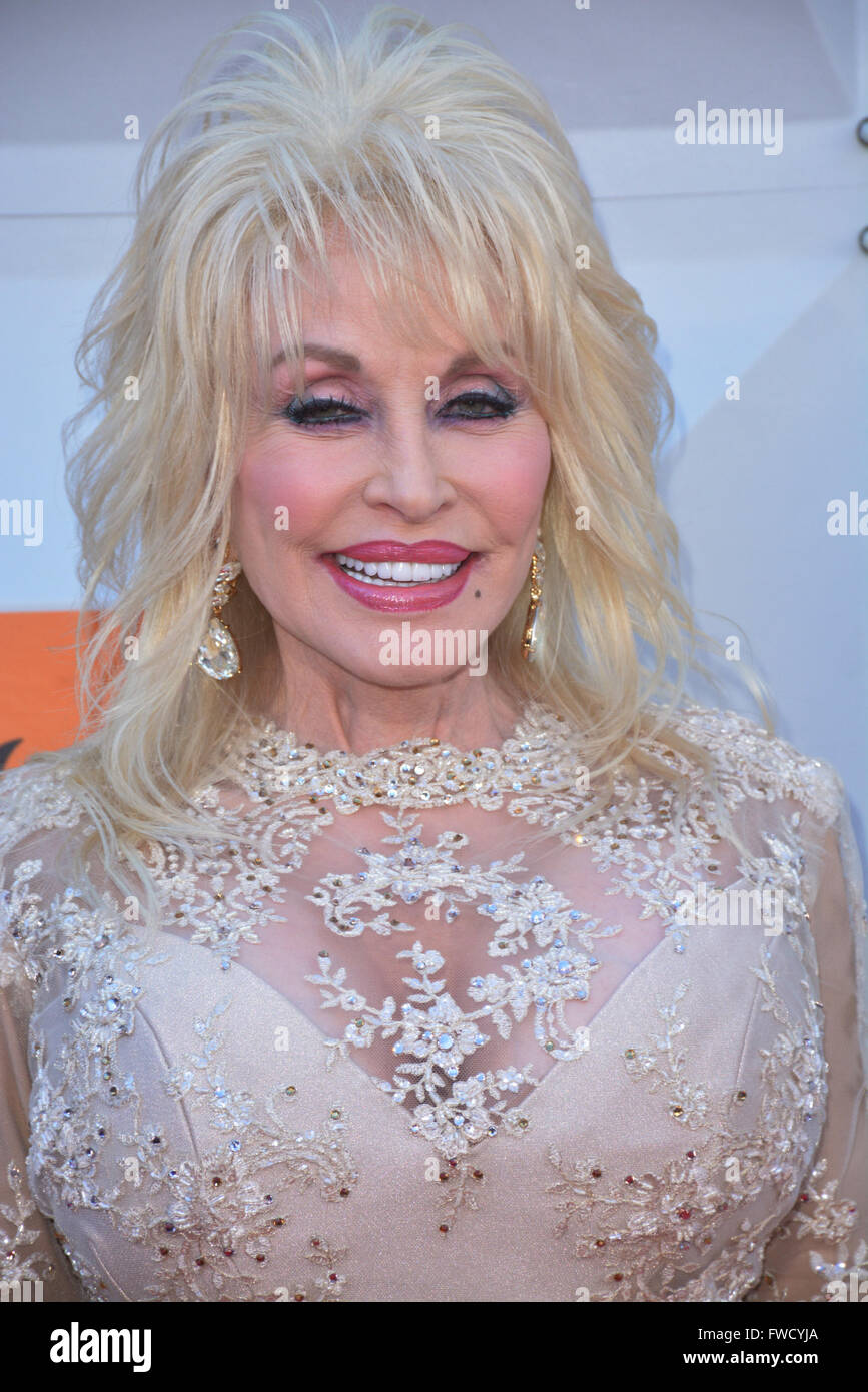 Las Vegas, Nevada, USA. 4th Apr, 2016. Singer Dolly Parton attends the ...