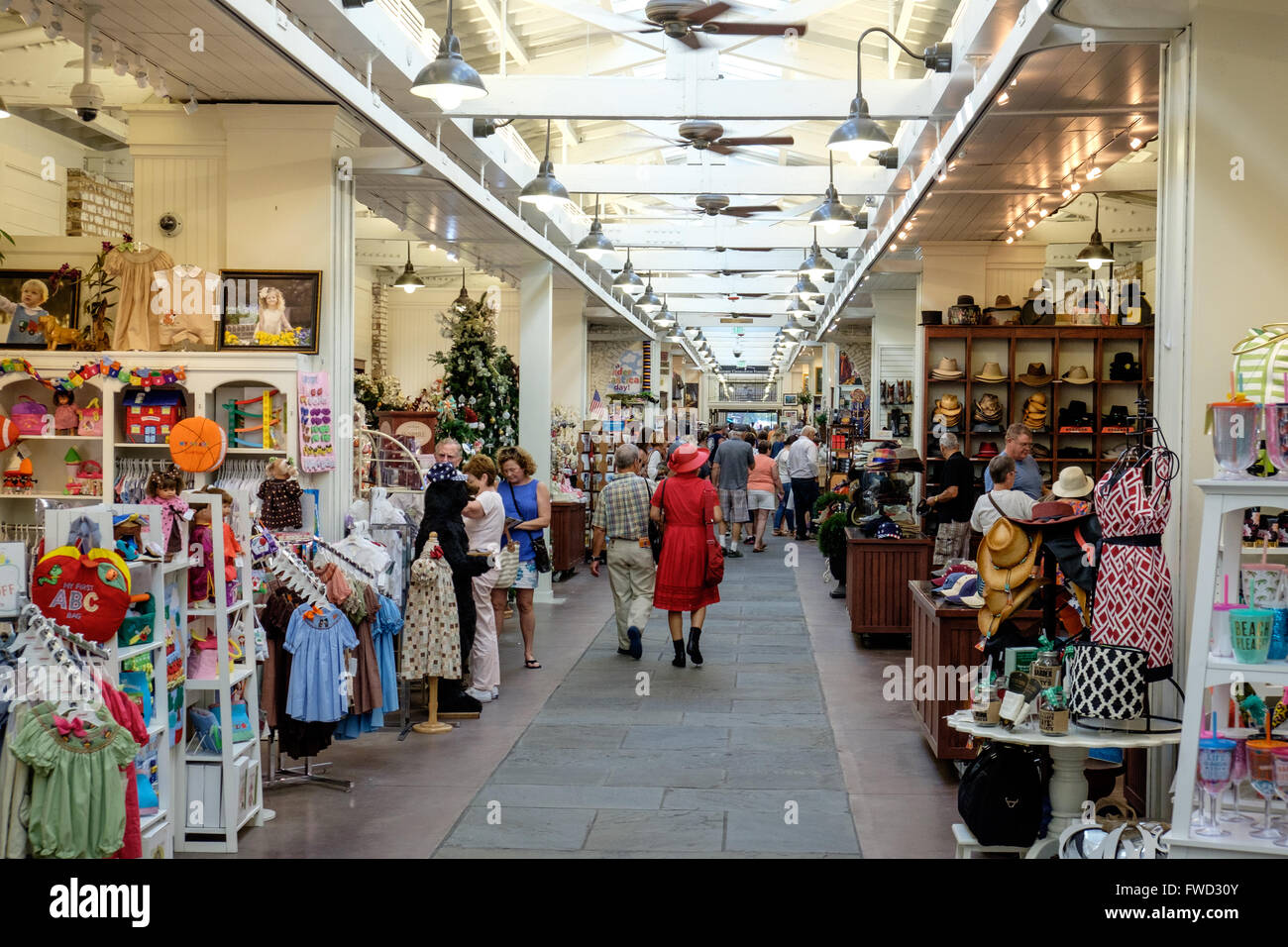 Old City Market, Charleston, South Carolina, USA Stock Photo