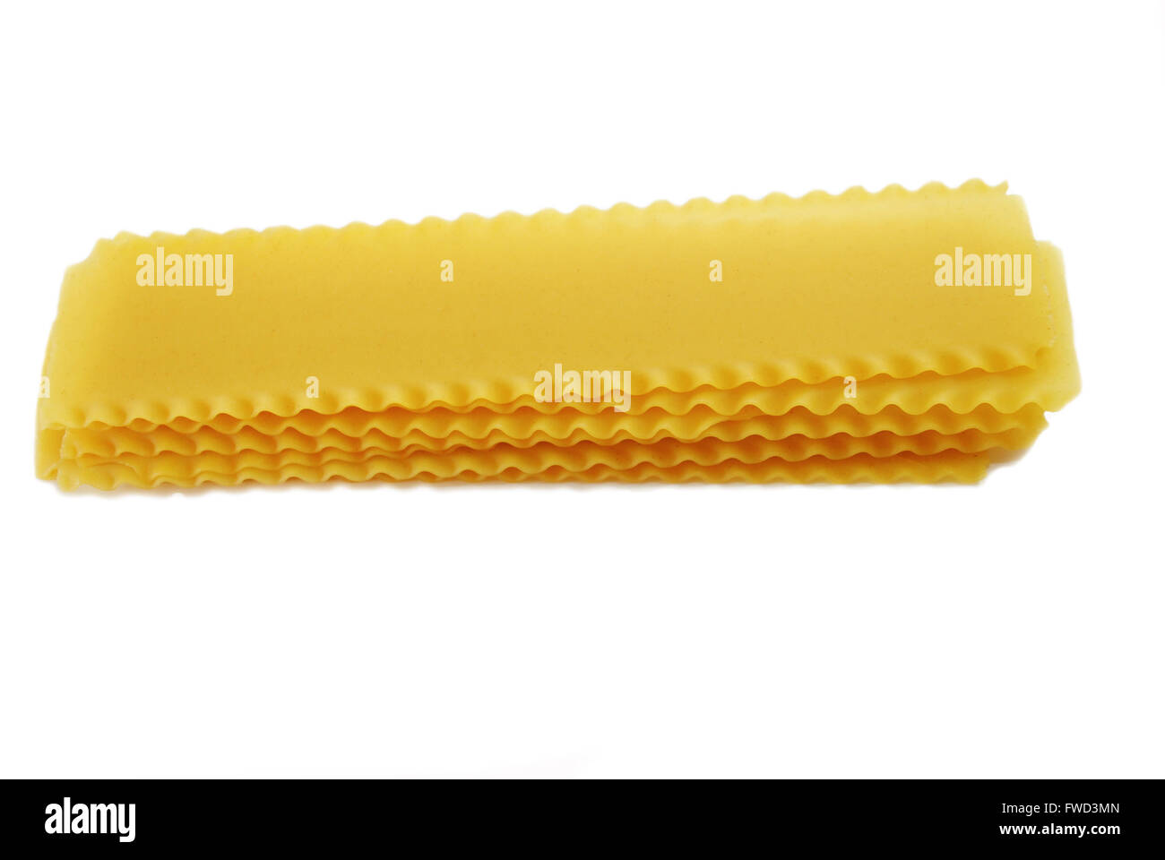 Dried Lasagna Pasta Noodles Isolated on White Stock Photo Alamy