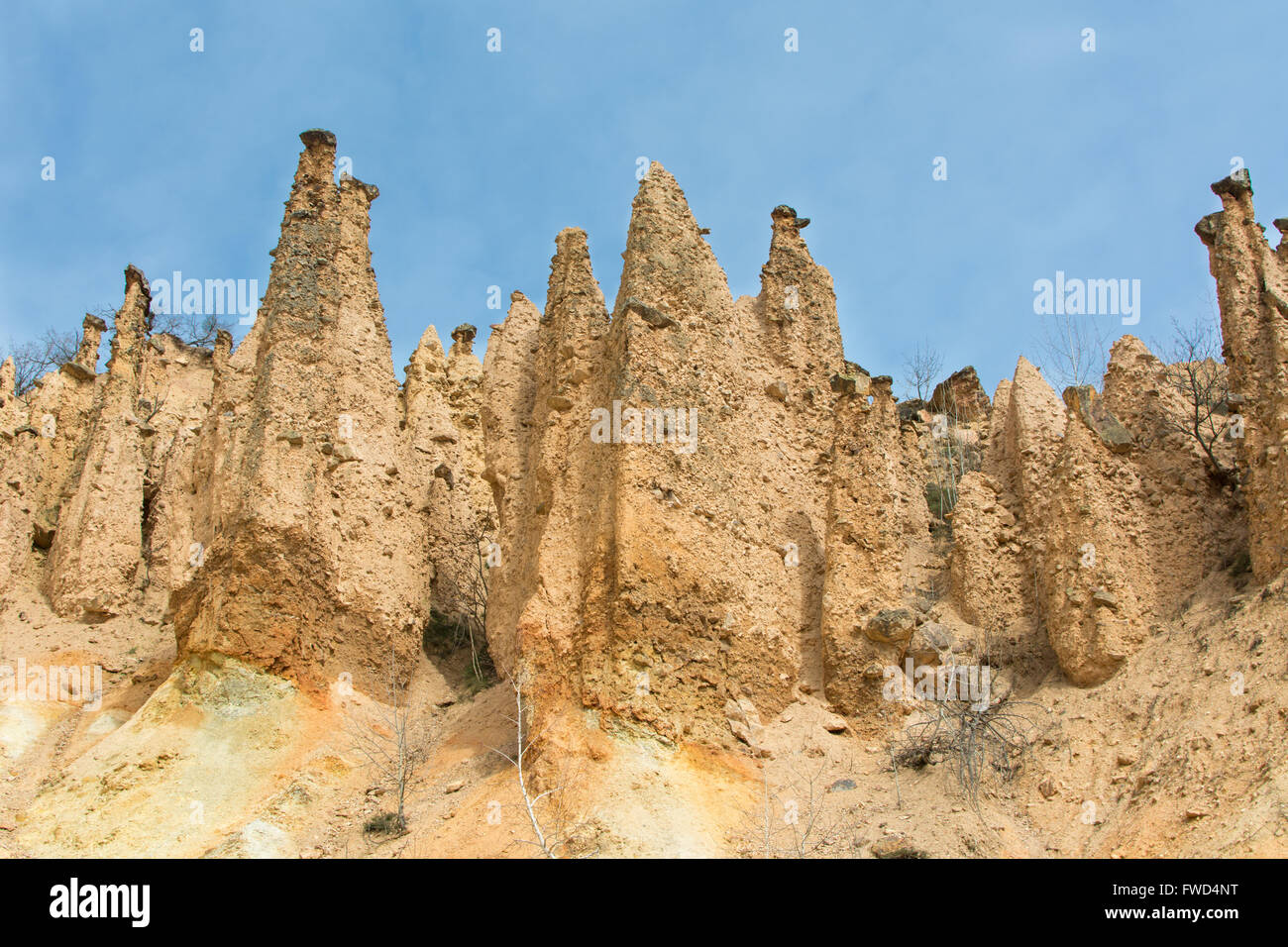 Devils town in Serbia. Rocks of Djavolja varos, natural wonder Stock Photo