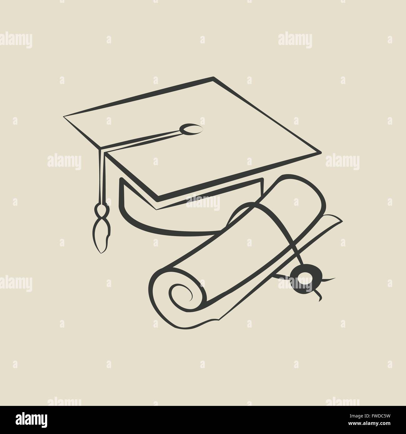 Doctorate Degree Scroll Stock Photos & Doctorate Degree Scroll Stock