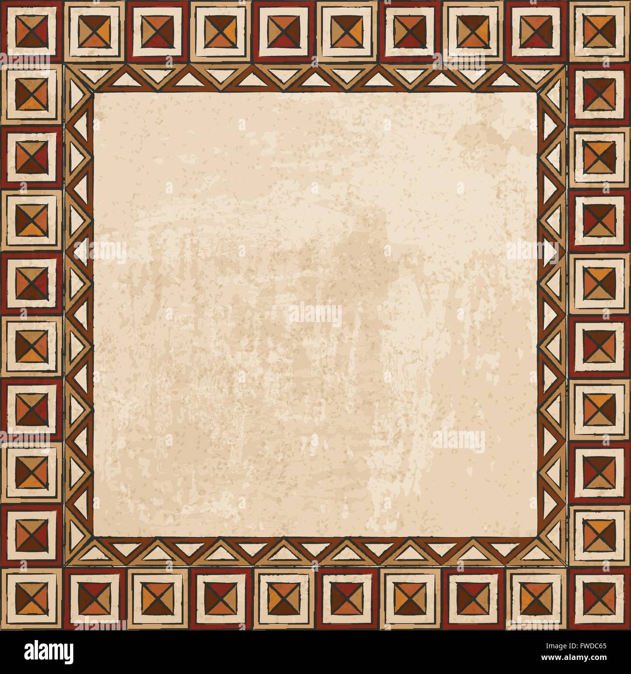 vintage ethnic background - vector illustration Stock Vector Image ...