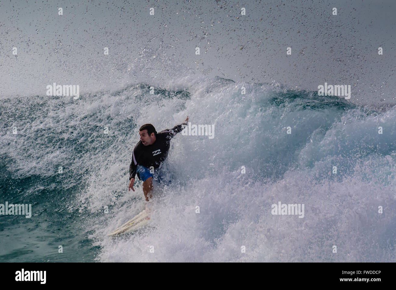Gold Coast Australia surfing surfers paradise Stock Photo Alamy