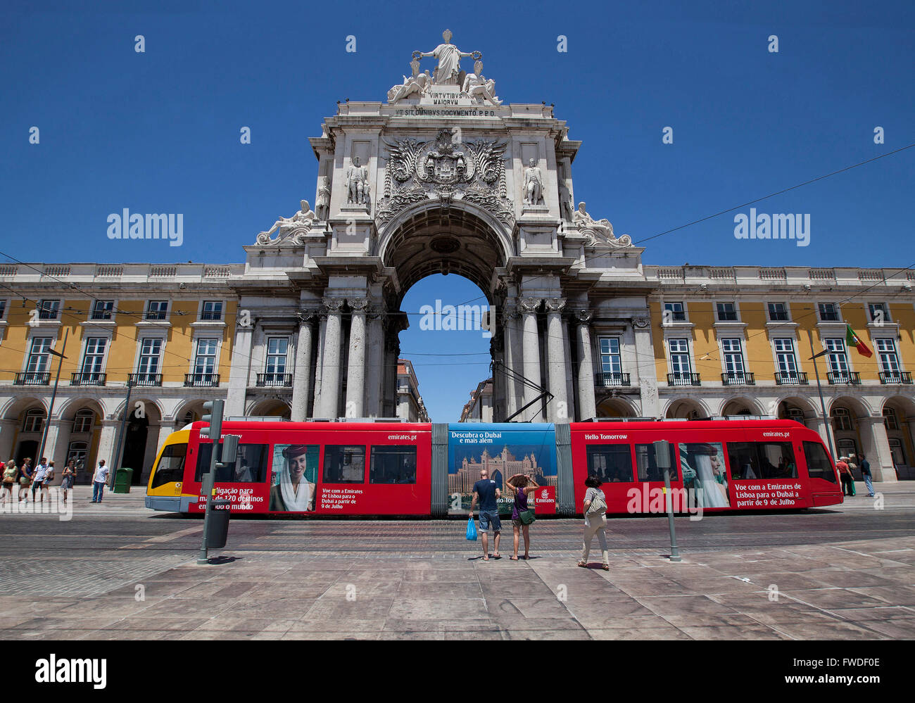 Trams and funiculars,Lisbon,Portugal Stock Photo