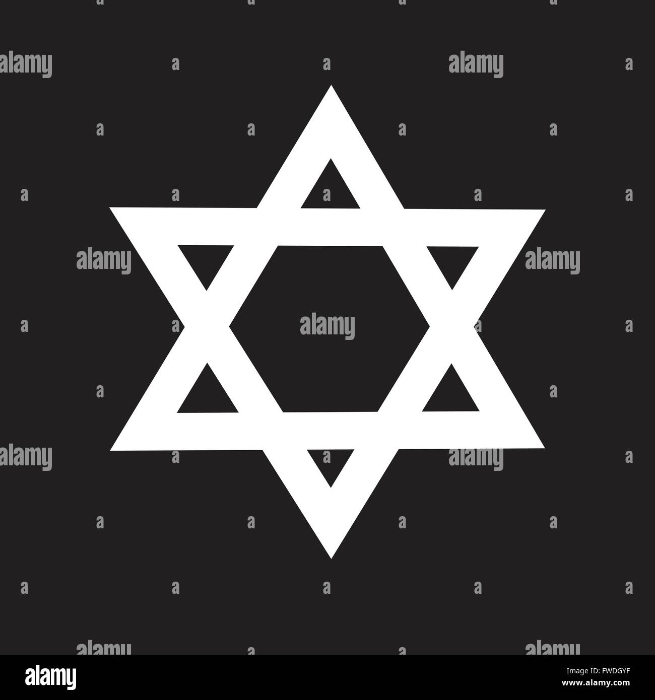 Star David icon Stock Vector Image & Art - Alamy