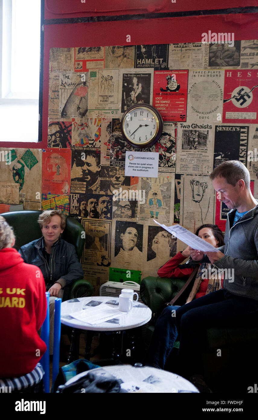 Edinburgh Festival: Bedlam Theatre Bar Stock Photo