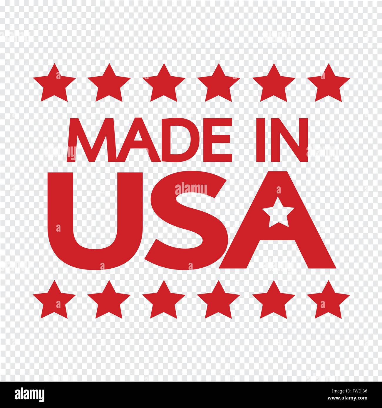 Made in USA Icon Stock Vector Image & Art Alamy