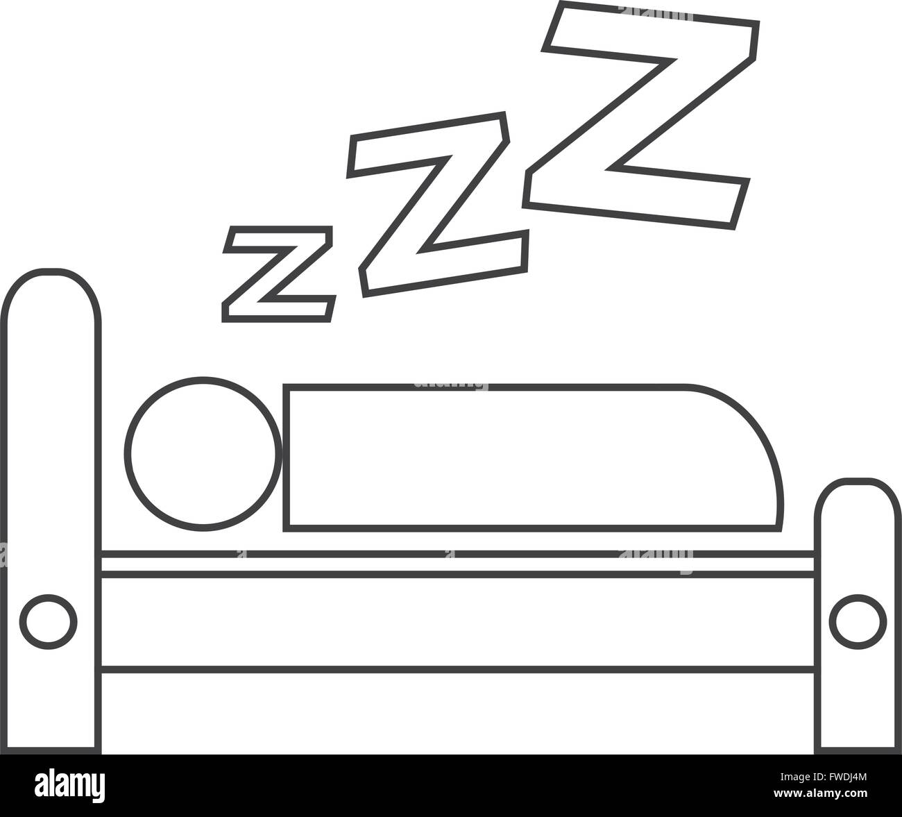Sleeping icon design Stock Vector Image & Art - Alamy
