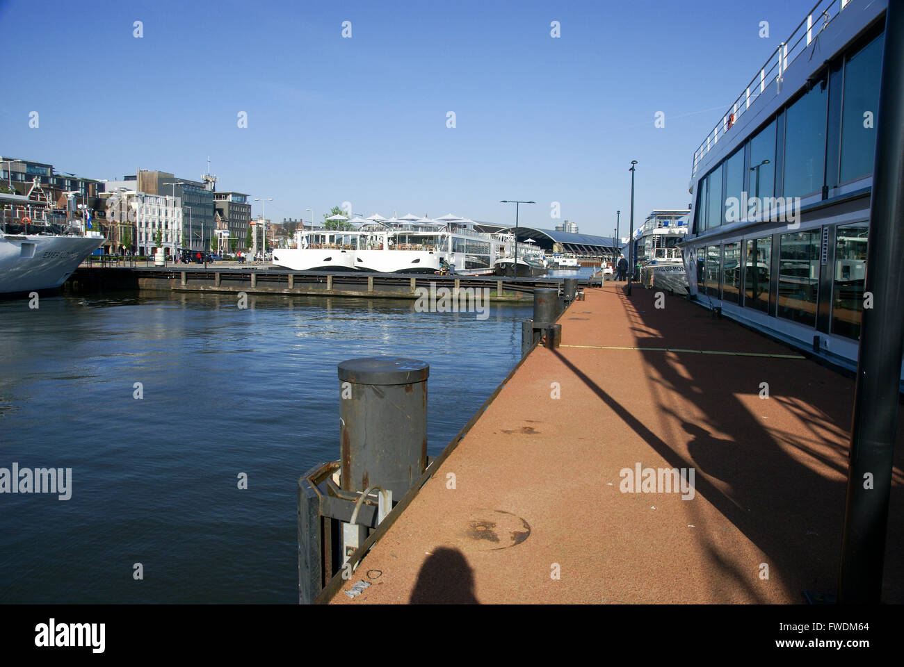 Amsterdam Harbour, Netherlands Stock Photo