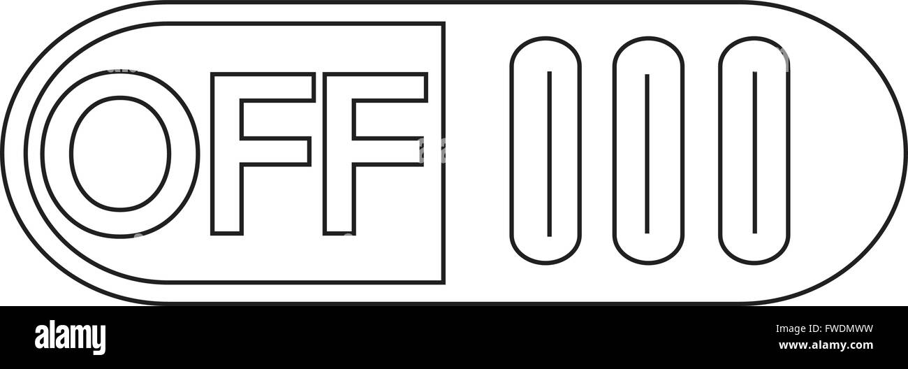 On Off switch button icon Stock Vector Image & Art - Alamy