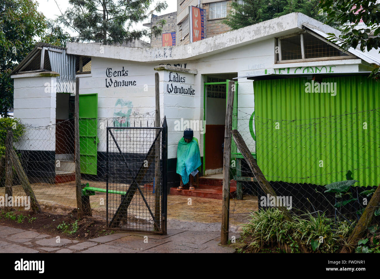 KENYA Kericho, sanitation, public toilet Stock Photo Alamy