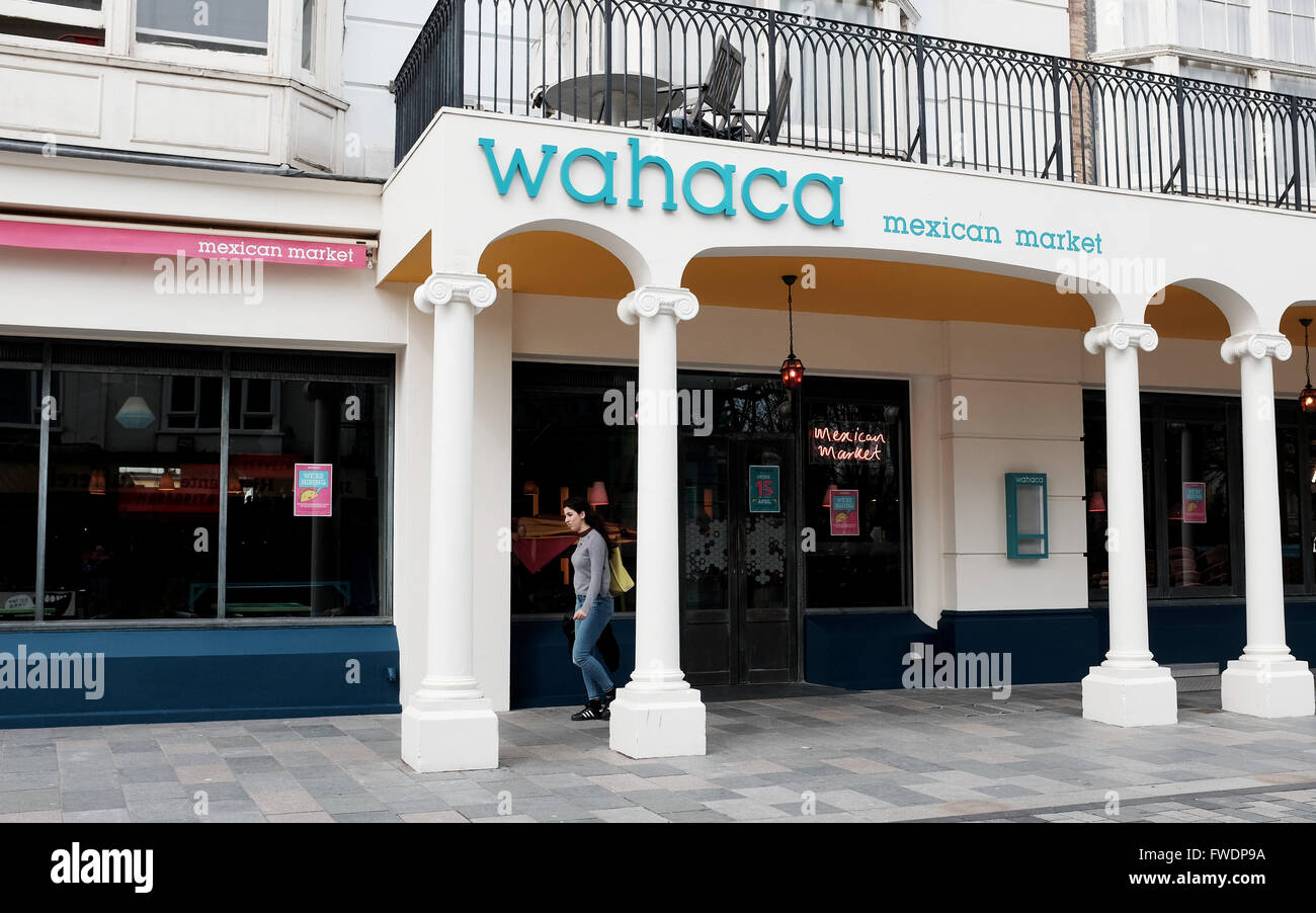 Wahaca Mexican Market restaurant in New Road Brighton UK Stock Photo