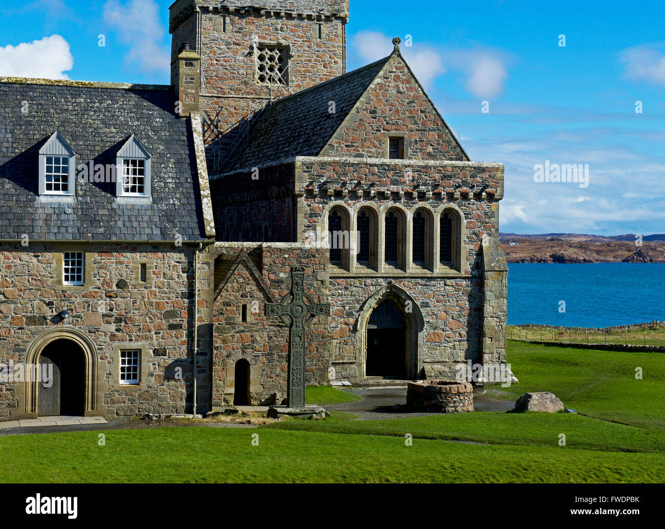 Iona Abbey, Isle of Iona, Inner Hebrides, Argyll and Bute, Scotland UK