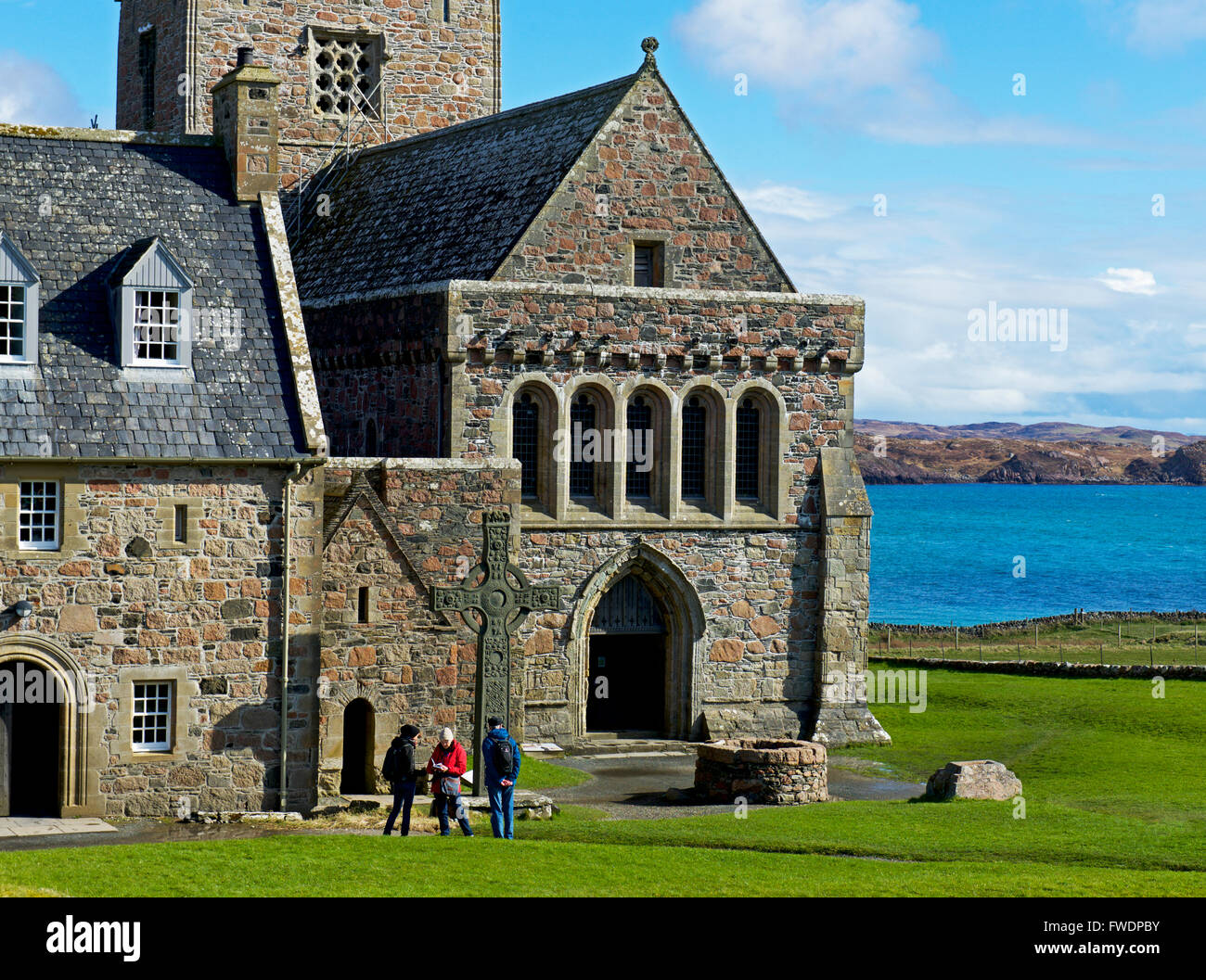 Iona Abbey, Isle of Iona, Inner Hebrides, Argyll and Bute, Scotland UK