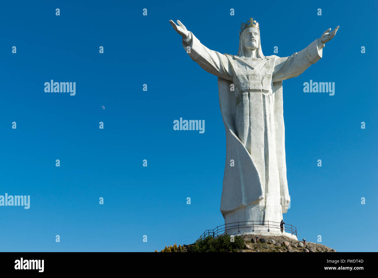 Christ the King, the world's largest statue of Jesus, Swiebodzin, Lubusz Voivodeship, in western