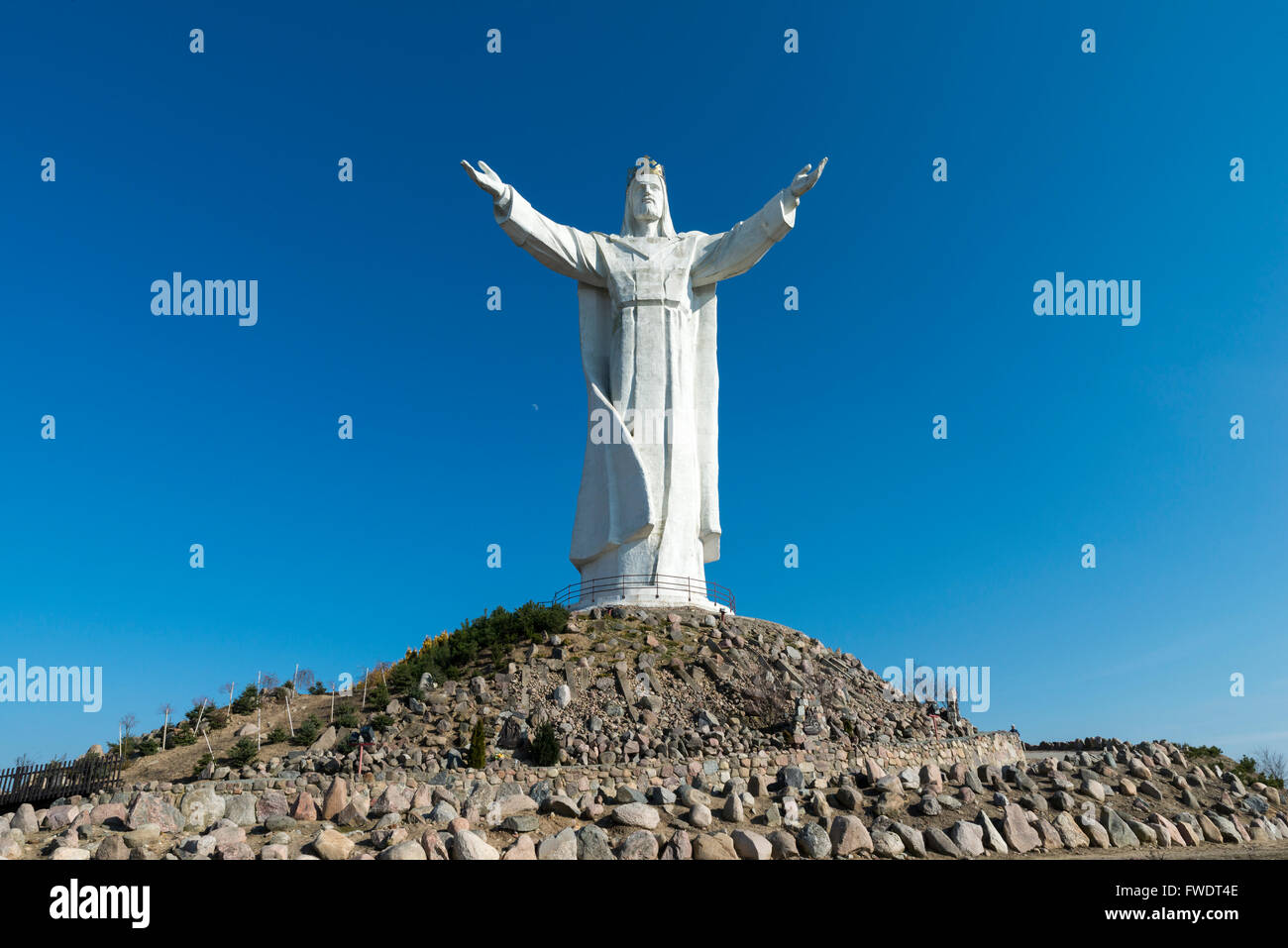 Christ the King, the world's largest statue of Jesus, Swiebodzin, Lubusz Voivodeship, in western