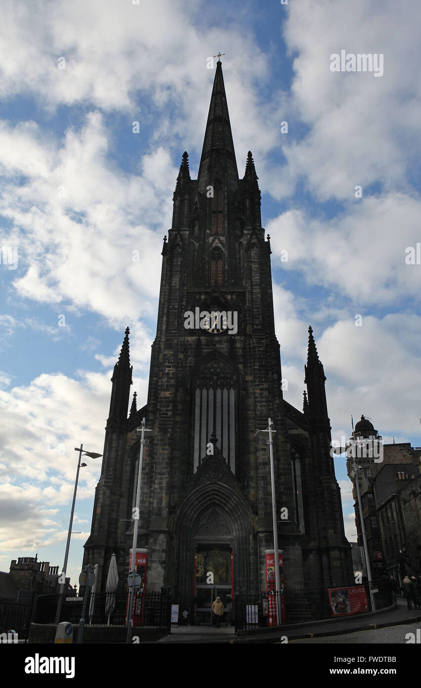 Edinburgh,Scotland The Hub,an old church now a cafe and a conference